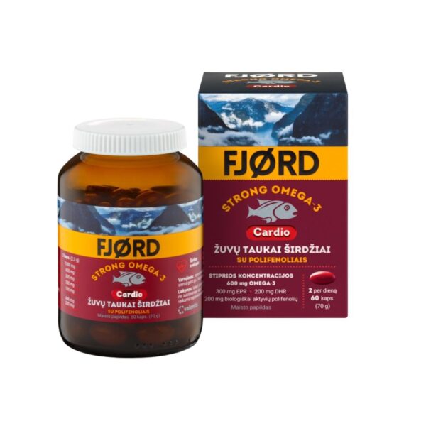 Fjord strong omega cardio su polifenoliais