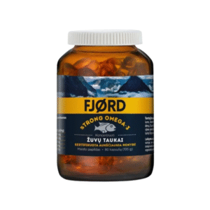 FJØRD STRONG OMEGA-3 žuvų taukai, N80