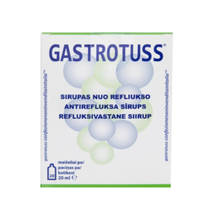GASTROTUSS sirupas nuo refliukso, 20 vnt. x 20 ml
