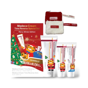 CENTELLIAN24 veido kremų rinkinys Madeca Cream Time Reverse Special Set Merry Winter Edition, 80 ml + 15 ml + 15 ml