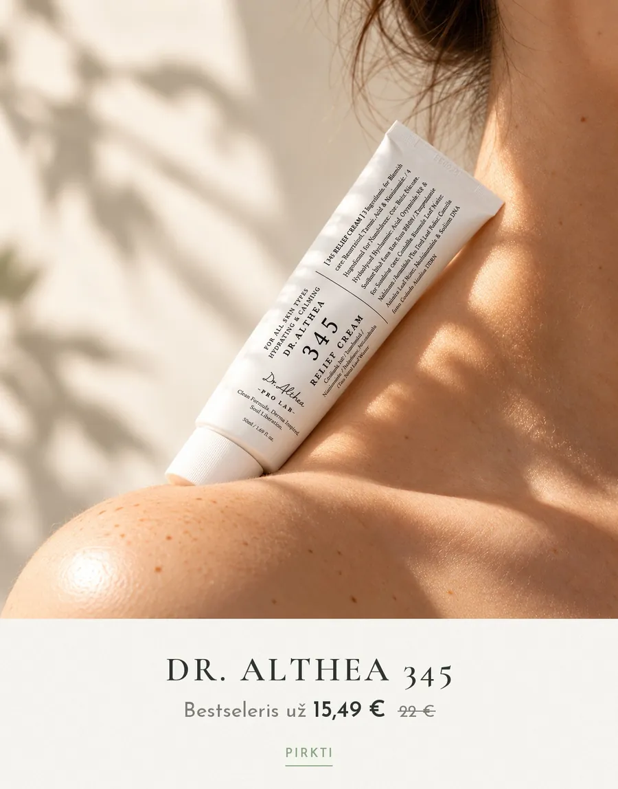 Dr. Althea 345 Relief Cream – bestseleris už 15,49 € (vietoj 22 €)