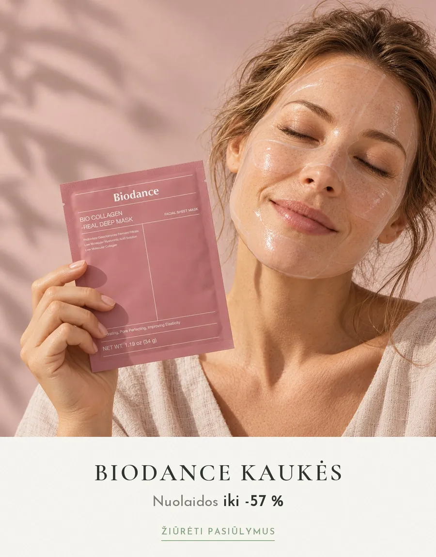 Biodance kaukės – nuolaidos iki -57 %