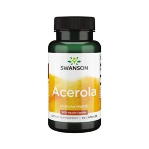Swanson Acerola 500 mg, 60 kapsulių