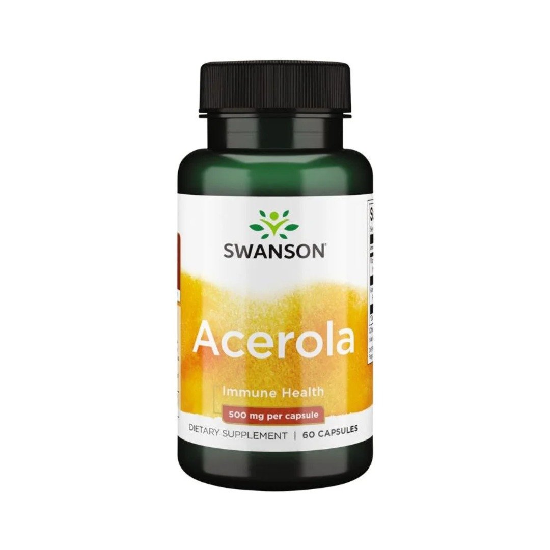Swanson Acerola 500 mg, 60 kapsulių
